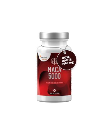 Maca Root - Highly Dosed 500mg - 60 Capsules - Highly Bioavailable Maca Extract - With Piperine for Better Absorption Sensilab
