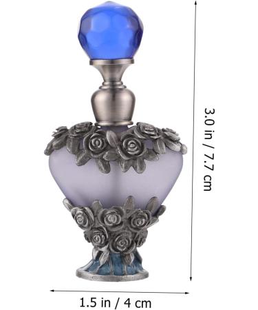 DOITOOL Dubai Essential Oil Bottle Mini Spray Bottle Travel Toiletries Containers Mini Perfume Metal Trim Retro Decor Travel Spray Bottle Travel Bottle Alloy Glass Liquid Bottle - Buy Online on GoSupps.com