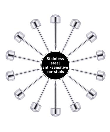 Hicarer Stainless Steel Body Piercing Tool with 12 Pairs of Stud Earrings - Salon and Home Use (Black) - Buy Online on GoSupps.com