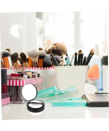 ASAKKURA 6 Pcs Elastic Mesh Loose Powder Box Face Powder Blusher Makeup Jars Containers DIY Black Abs - Buy Online on GoSupps.com