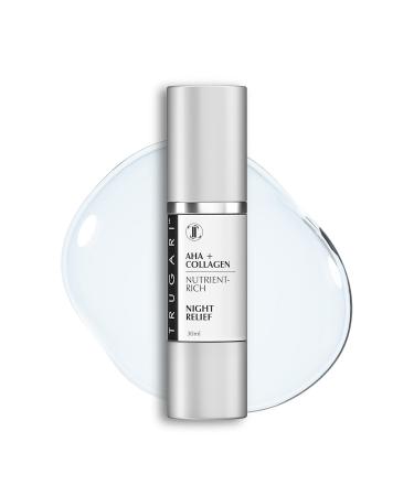 Shop AHA + Collagen Facial Night Serum | Anti-Aging & Nutrient-Rich | Global Shipping - Buy Online on GoSupps.com