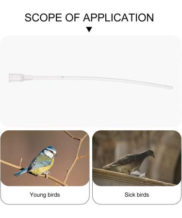 ULTECHNOVO Parrot Feeding Tube Set - 5 Pcs Bird Feeding Syringe Kit for Milk and Water Feeding - Buy Online on GoSupps.com