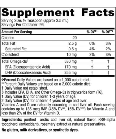 Larksh E NOmegas Childrens DHA Strawberry 530 mg 237 ml - Buy Online on GoSupps.com