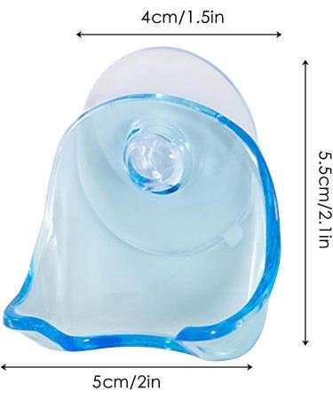 Rianpesn Suction Cup Razor Holder - Clear Removable Hanger for Towel Bathrobe & Bathroom Storage - Blue - Buy Online on GoSupps.com