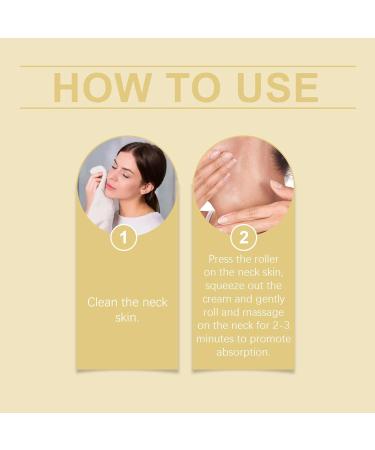 Cr me Raffermissante Pour le Cou avec Roller Cr me Cou Anti Age Cr me Raffermissante Cou Creme Fermet Cou Neck Creams for Tightening and Firming Creme Lifting Avec Rouleau Massage Double - Buy Online on GoSupps.com