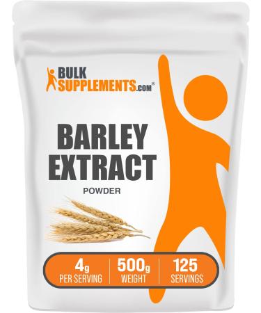 BULKSUPPLEMENTS.COM Barley Extract Powder - Barley Grain Powder - Green Superfood Powder - Barley Powder - Greens Powder - Vegan 4g per Serving (500 Grams - 1.1 lbs) 1.10 Pound (Pack of 1)