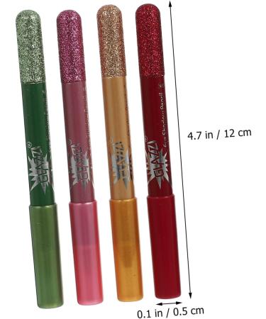 Healeved 36 Pcs Pearlescent Eyeshadow Pencil Useful Eye Shadow Pen Concealer Pencil Red Eyeliner Powder 12.5X0.5cmx3pcs Assorted Colorx3pcs - Buy Online on GoSupps.com