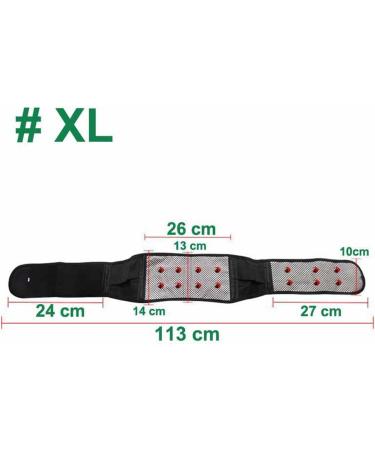 Buy Tcare Tourmaline Self-Warming Magnetic Therapy Waist Support - Adjustable XL Back Support for Lumbar Spine Relief - Buy Online on GoSupps.com