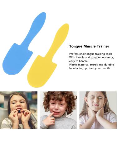 Optimized Tongue Muscle Trainer Set | 2-Part Mouth & Lip Training Device for Tongue Lateralization & Lifting - International Shipping Available - Buy Online on GoSupps.com