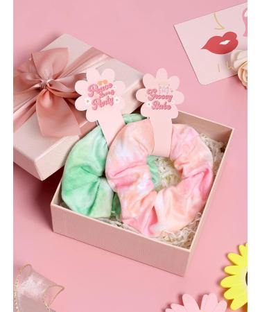 CiyvoLyeen Velvet Tie Dye Hair Scrunchies - 12 Pcs Set for Disco Bachelorette, Hippie Party, 60s 70s Theme - Great Gift for Girls and Women - Buy Online on GoSupps.com