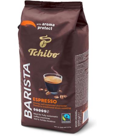  Tchibo Tchibo Barista Espresso Coffee 1kg 100% Arabica Dark Roasted Low Caffeine - Buy Online on GoSupps.com