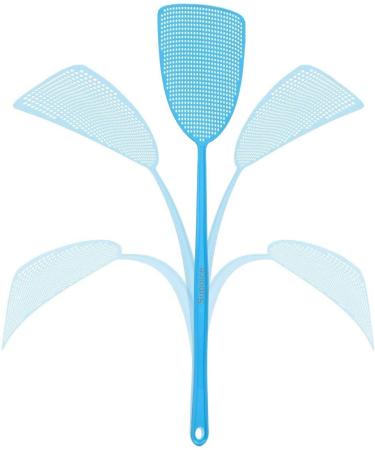 6 Pack Long Handle Fly Swatter - Manual Pest Control Assorted Sweet Colors - Buy Online on GoSupps.com
