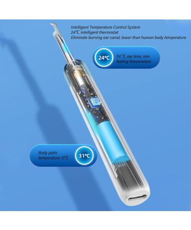 TUORE 1080P Ear Cleaning Camera with LED Light for iOS, WiFi Otoscope for Ear Wax Removal - APP Control (White) - Buy Online on GoSupps.com