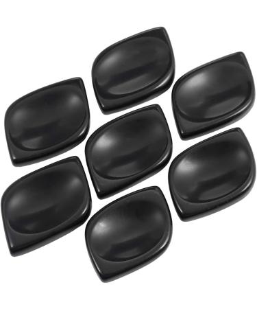 Buy Mookaitedecor Obsidian Thumb Stone Crystal - Healing Reiki Palm Stone (Pack of 2) - 53x37x6mm for Holistic Therapy - Buy Online on GoSupps.com