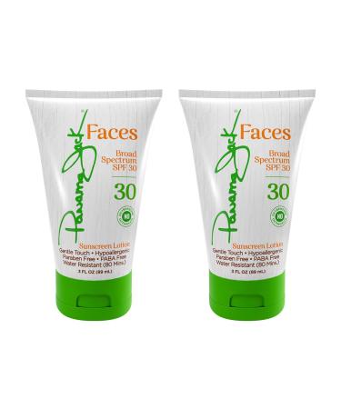 Panama Jack Faces Sunscreen Lotion - SPF 30 Broad Spectrum UVA/UVB Protection Hypoallergenic PABA Paraben & Gluten Free 3 FL OZ (Pack of 1) 1 Count (Pack of 1) - Buy Online on GoSupps.com