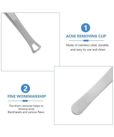 Healifty Stainless Steel Pimple Remover Facial Tool - Professional Blemish & Comedone Extractor for Acne Removal - Buy Online on GoSupps.com