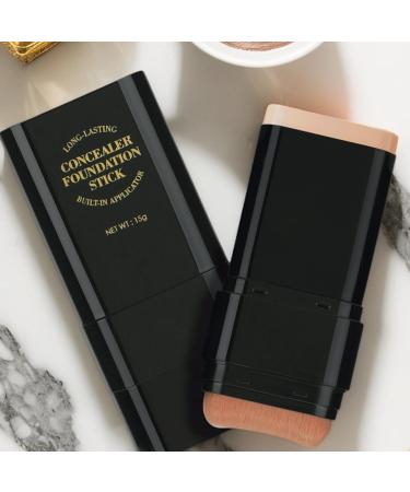 B ton De Teint Haute 15g Format Compact | Base Visage Hydratante Pour Femmes Double-T te Filles | Cr me Correctrice Longue Dur e Maquillage tanche Bal Soir e Et Voyage - Buy Online on GoSupps.com