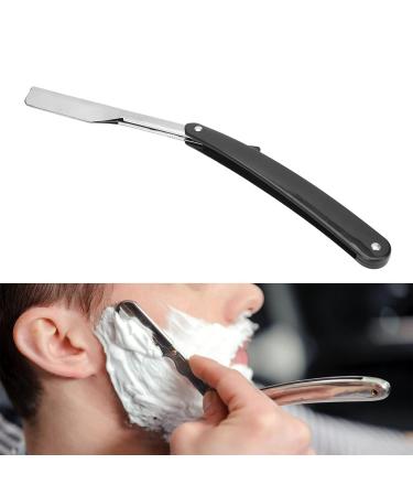 Foldable Beard Knife - Stainless Steel Manual Beard Cutter & Holder for Men | Home Salon Essential - Buy Online on GoSupps.com