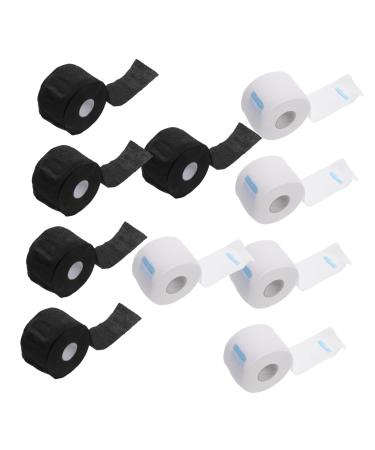 FRCOLOR 20 Rolls Disposable Scarf Paper Hair Dyeing Cover Disposable Neck Paper Strips Salon Neck Wraps Paper Tape Beauty Tools + Accessories Collar Paper for Hair Cutting Cosmetic Note 0.04 Ounce (Pack of 1) Assorted Colorx2pcs