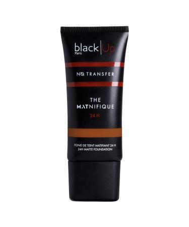 BLACK UP BLACK UP - The Matnifique 24H Mattifying Foundation FNT18 - Velvet Matte Finish Long Lasting Non-Transfer Modular Coverage Unified and Luminous Skin Tone - 30 ml