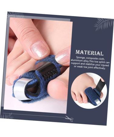 Healvian 3pcs Toe and Finger Splint Set for Trigger Thumb, Crooked Toe, and Sprained Toe - Aluminum Alloy Support Sleeves - Buy Online on GoSupps.com