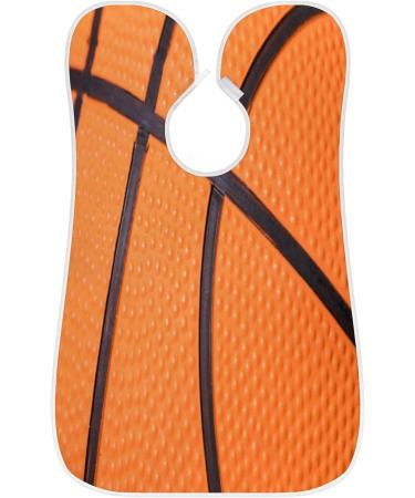 Basketball Texture Beard Bib Apron - Beard Hair Catcher for Men | Perfect Gift for Father's Day Anniversary & Christmas | Includes 2 Suction Cups - Buy Online on GoSupps.com