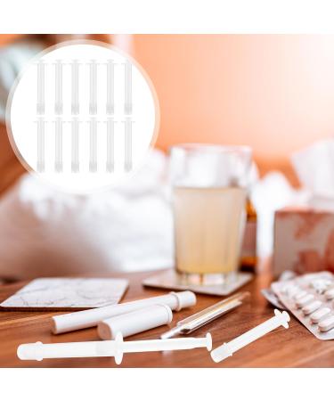 FOMIYES 20pcs Disposable Vaginal Suppository Applicators | Personal Lubricant Syringe Shooter for Pills Gels & Tablets - Buy Online on GoSupps.com