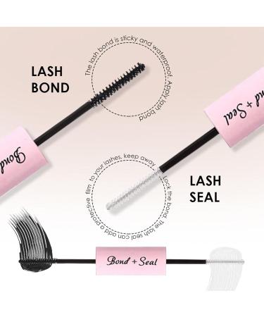 Waterproof False Eyelash Glue - Lash Glue Waterproof 5g Waterproof Double End Lashes Glue Strong Hold and Long Lasting Lash Glue for DIY Eyelash Extensions at Home Welts - Buy Online on GoSupps.com
