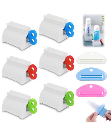 DGN 9 pieces toothpaste squeezer toothpaste dispenser toothpaste pusher tube squeezer toothpaste squeezer tube squeezer for all tubes rolling toothpaste squeezer for toothpaste hand cream or mustard - Buy Online on GoSupps.com