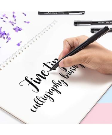 Calligraphy Pens Set - 10 Size Brush Pens for Beginners - Ideal for Hand Lettering, Drawing, Sketching, and Journaling - Buy Online on GoSupps.com