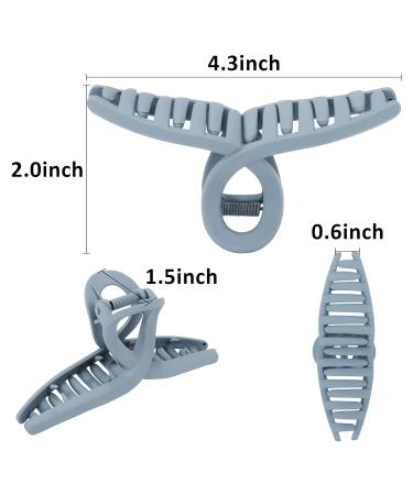 ACO-UINT 6 Pack Large Hair Clips for Women - Non Slip Strong Hair Claw Clips - Big Hair Claws for Summer - Hair Accessories - Buy Online on GoSupps.com