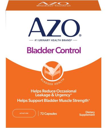 Azo Bladder Control with Go-Less 72 Capsules - Buy Online on GoSupps.com