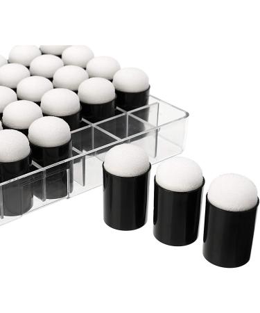 40-Piece Finger Sponge Daubers Set with Storage Box - Ideal for Painting, Chalk, Ink, Card Making, and Drawing - Buy Online on GoSupps.com