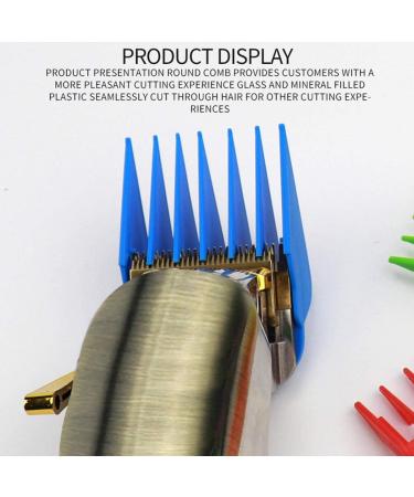 10pcs Wahl Professional Hair Clipper Guide Combs Replacement Guards - Assorted Colors - Buy Online on GoSupps.com