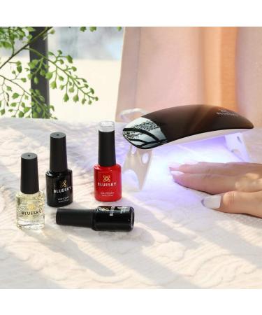 Bluesky LED UV Gel Nail Lamp 6W | Portable Mini Travel Gel Polish Dryer with Timer | USB Cable Included - Buy Online on GoSupps.com