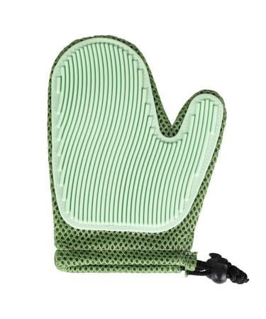 MFEIANQI Pet Grooming Glove Gentle Deshedding Brush Glove Cat Brush Gloves Efficient Pet Hair Remover Mitt-Massage Tool Suitable for Pet Dogs and Pet Cats