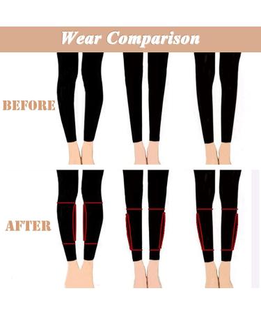 Realistic Silicone Leg Enhancement Calf Pads | 1 Pair Sleeve Set for O-Shaped Legs | 0.39in Thickness | Foot Cover for Crooked or Thin Legs - Buy Online on GoSupps.com