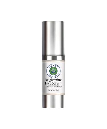 Henna Cosmetics Brightening Facial Serums for Skin Care | Glowing Smoother & Brighter Skin (Green Tea and Lemon Balm)