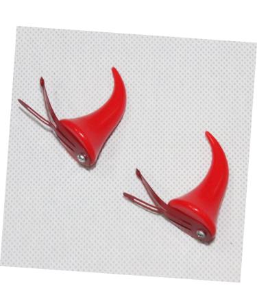 Beavorty 2 Pairs decorative hair clips devil horns hair clips devil horns for men horns clips red horn hair clips demon horns hairpins mens devil horns child halloween headband - Buy Online on GoSupps.com