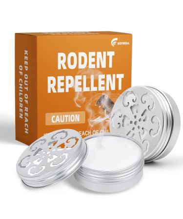 Wofimeha Rodent Repellent for Car Engines Mouse Repellent for Cars Rats Deterrent Under Hood Mice Repellent for House Peppermint Oil to Repel Mice and Rats RV Mice Away Ready-to-Use -2 Pack