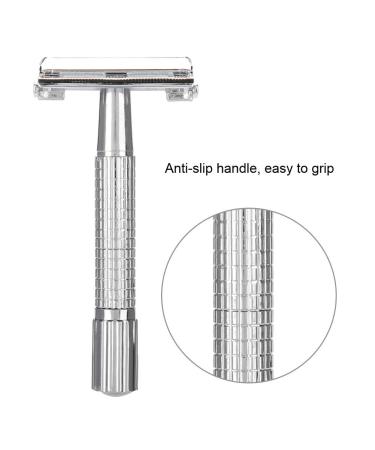 Premium Portable Men's Razor - Aluminum Classic Wet Shaving Set for a Smooth Shave - Buy Online on GoSupps.com