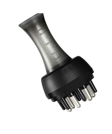 Applicateur d'huile pour cuir chevelu peigne applicateur pour cuir chevelu Applicateur d'huile pour de liquide multifonctionnel pour applicateur de Noir