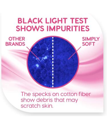Simply Soft Premium Cotton Rounds 100% Pure Cotton Absorbent Pads - 600 Count - Buy Online on GoSupps.com