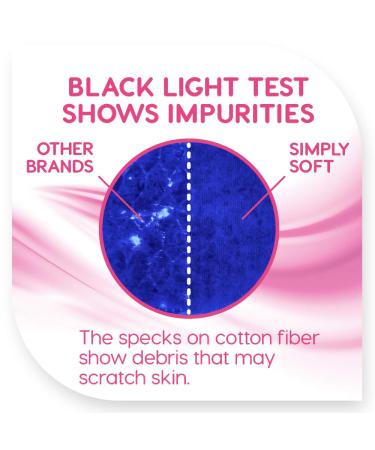 Simply Soft Premium Cotton Pads - 100% Natural, Lint-Free & Hypoallergenic (330 Count) - Buy Online on GoSupps.com
