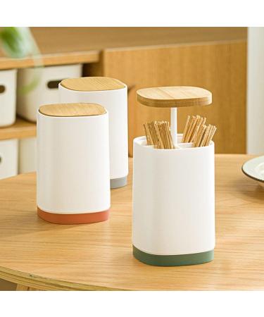 Luofeng Portable Toothpick Bucket - Fashionable Automatic Push-Type Holder for Home & Restaurant - Buy Online on GoSupps.com
