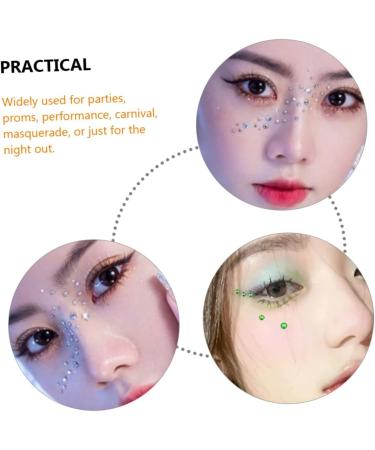 FRCOLOR 30 Sheets Self-Adhesive Rhinestones Eye Stones for Make-Up Masquerade Happening Jewellery Stickers Rhinestones for Face Stones Glue Jewel Drill - Buy Online on GoSupps.com