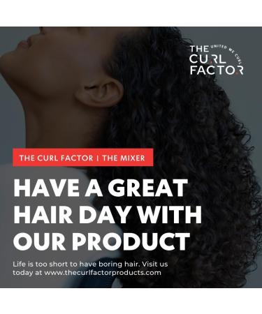 The Curl Factor The Mixer: 16 oz Lightweight Curl Cream Gel Cocktail for Soft, Shiny, and Bouncy Curls - Buy Online on GoSupps.com