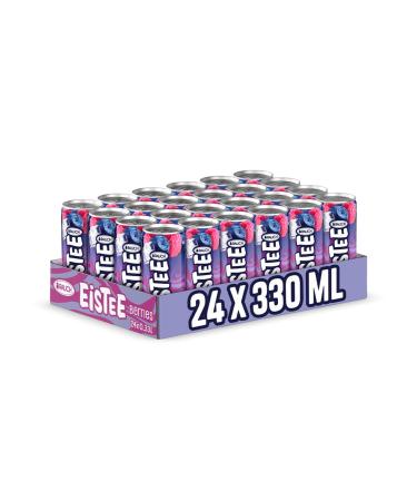 Smoke etee Berries | Fresh Raspberry & Blueberry Iced Tea | 24x330ml Cans | Refreshing Soft Drink & Ideal Thirst Quencher - Buy Online on GoSupps.com