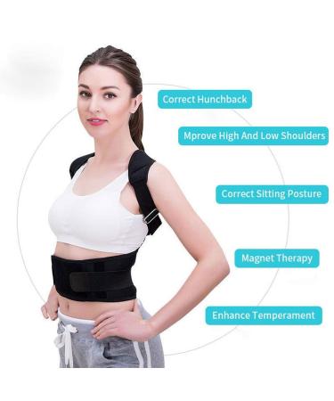 Posture Corrector Posture Corrector Back Posture Brace Clavicle Support Stop Slouching And Hunching Adjustable Back Trainer Back Brace Better life - Buy Online on GoSupps.com
