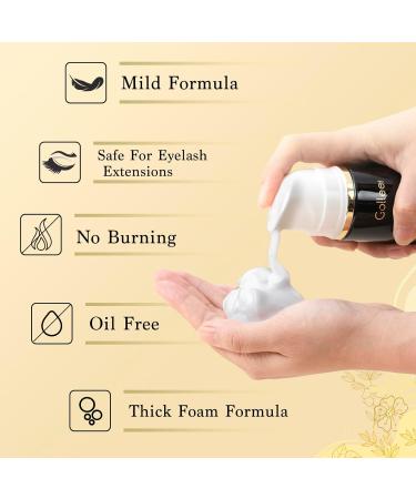 Lash Shampoo Kit - 100 ML Eyelash Extension Cleanser | Paraben & Sulfate Free Makeup Remover | Safe for Natural Lashes - Buy Online on GoSupps.com